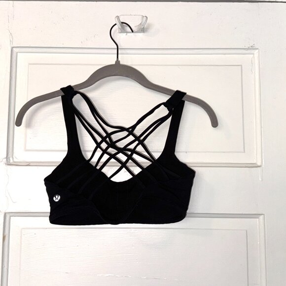lululemon Free to Be Wild Bra // Black // Size 4 - Picture 4 of 6
